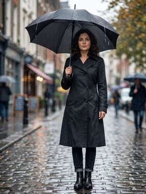 London Fog Manhattan Classic Trench Coat with Removable Lining